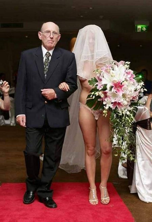totally bizarre wedding