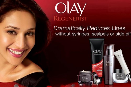 Madhuri with Olay Regenerist