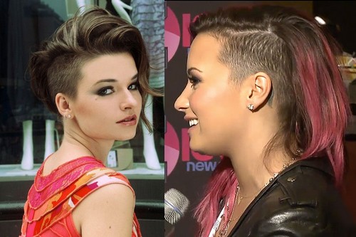 Demi Lovato Fantastic Undercut Hairstyles