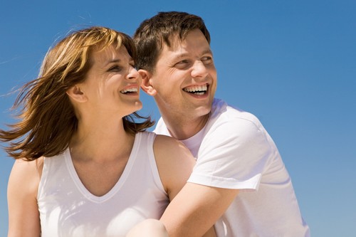 Happy couple