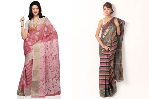 Cotton Tant Traditional Saree Styles