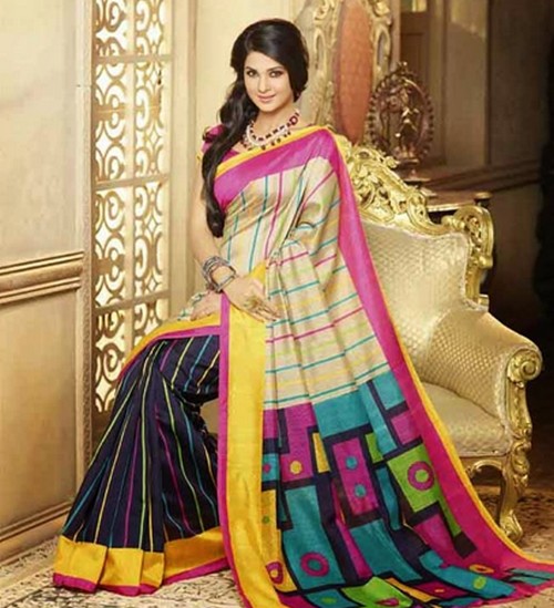 Mysore Silk Traditional Saree Styles