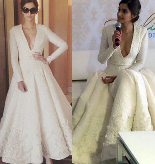 Sonam Kapoor Dresses at Cannes 2015.