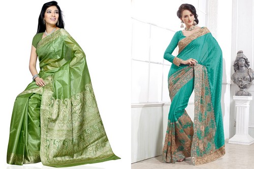 Tussar Traditional Saree Styles