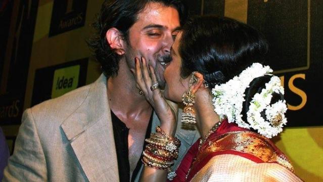 Hrithik Roshan and Rekha