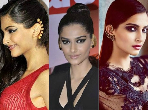 Sonam Kapoor Ear Cuffs