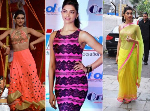 Deepika Padukone Neons Dresses