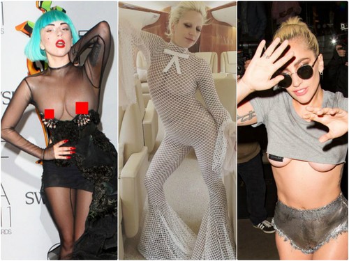 Lady Gaga Spotted in NO UNDERWEAR