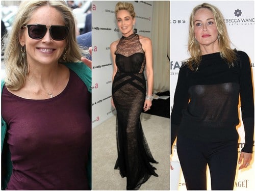 Sharon Stone Spotted in NO UNDERWEAR
