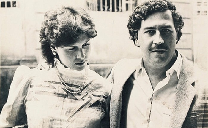 Pablo Escobar and wife