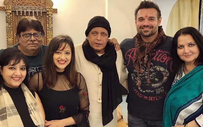 Mithun Chakraborty With His Family