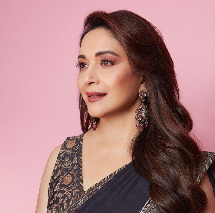 Ageless Beauty: Madhuri Dixit Leaves Us Enchanted in a Stunning Saree
